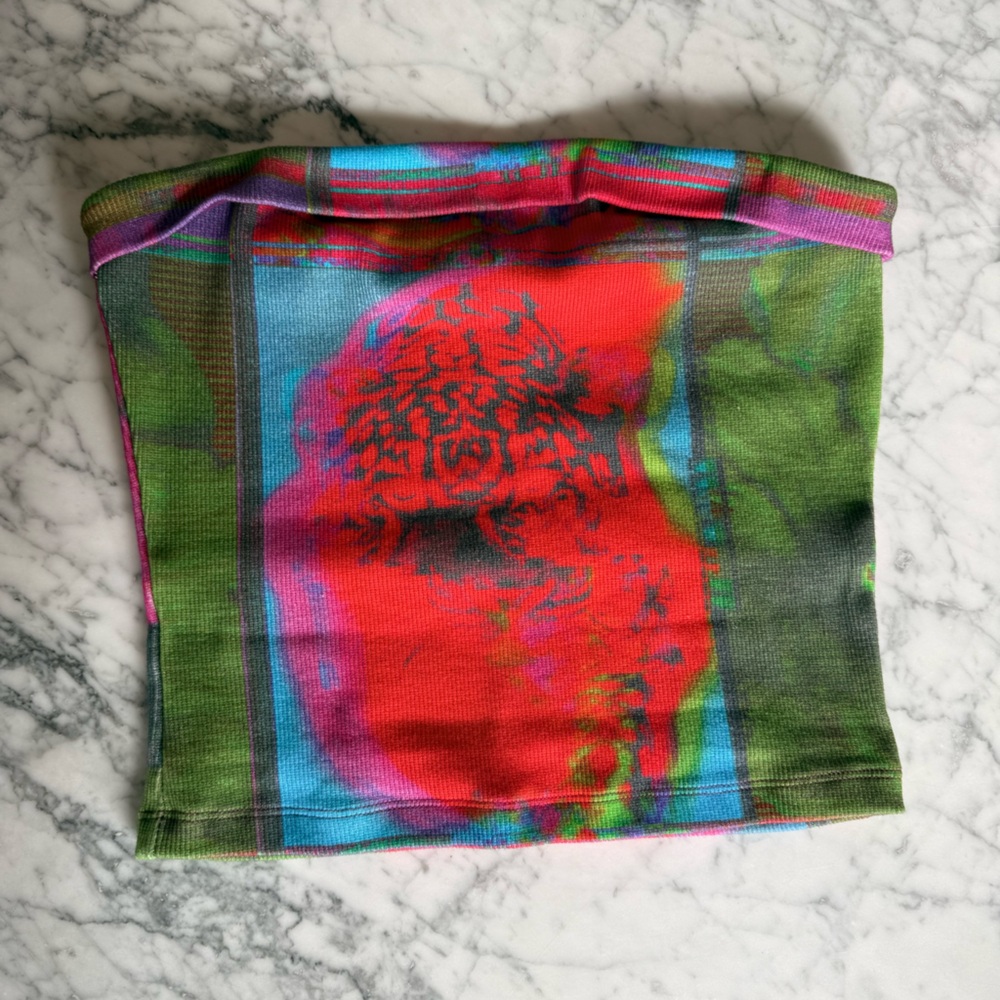 Summi Summi | Vibrant Floral - Tube Crop Top